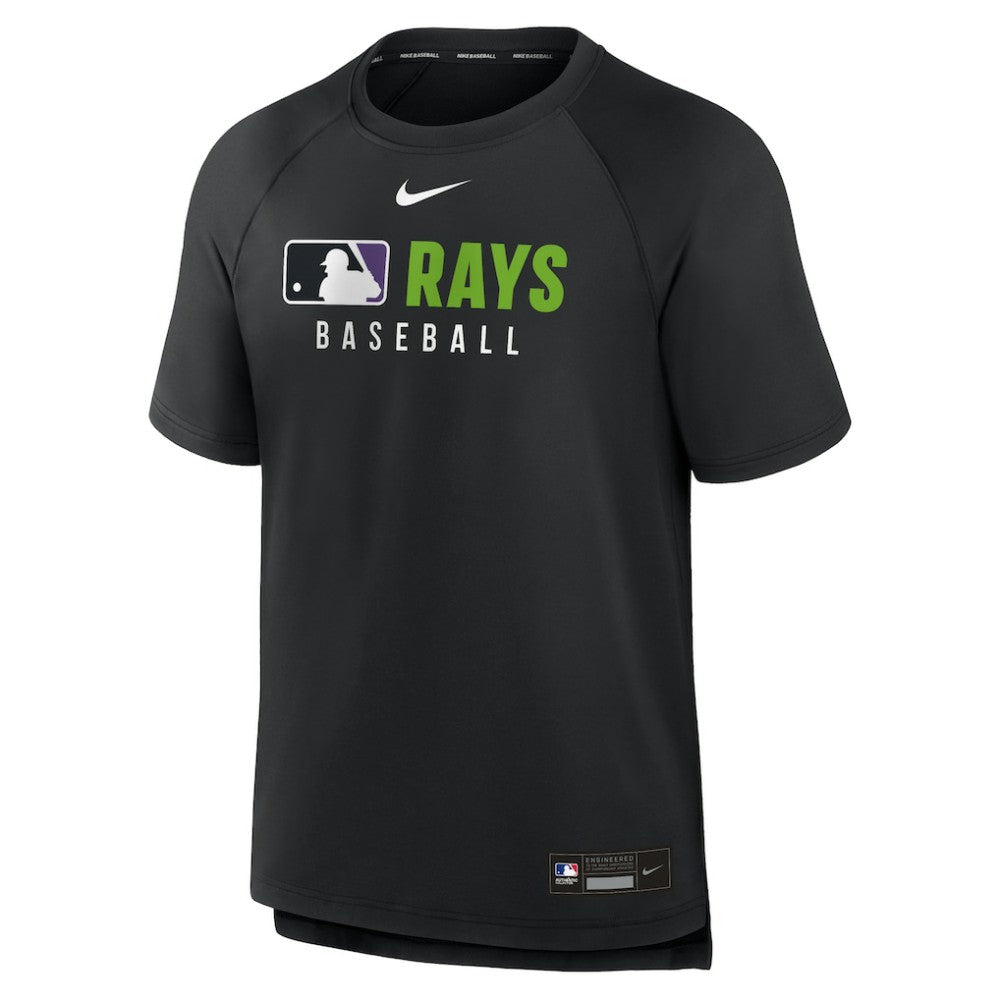 MLB Tampa Bay Rays Nike Authentic Collection Pregame Raglan Dri-FIT T-Shirt