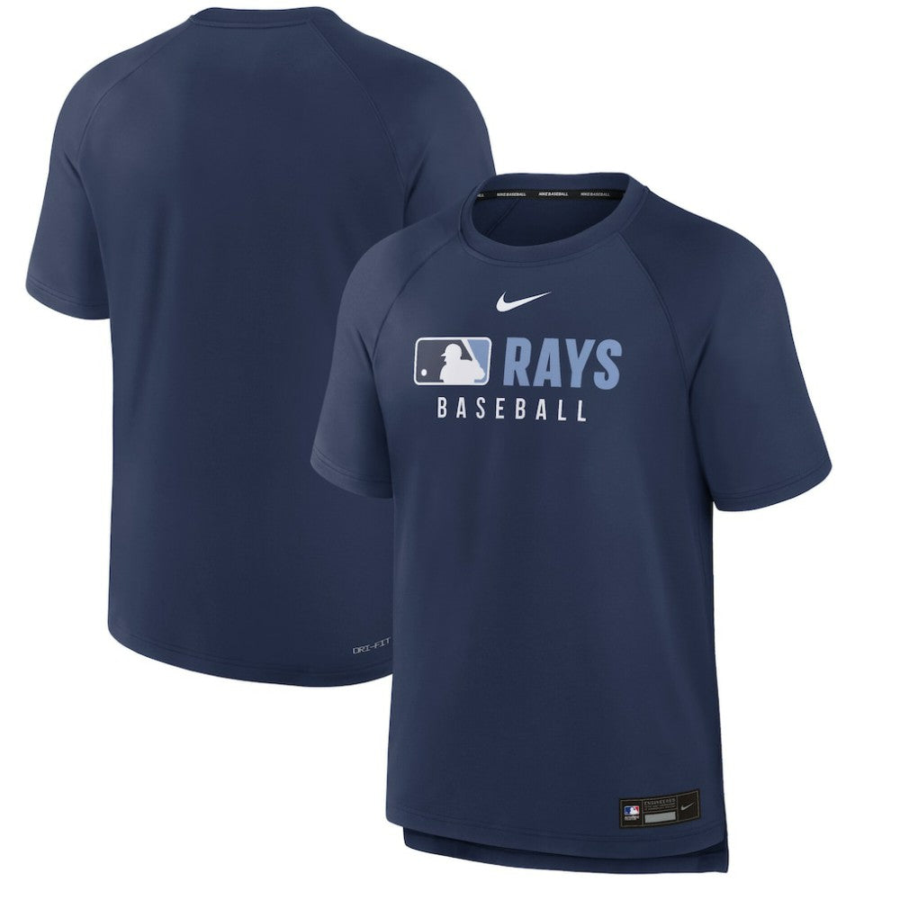 MLB Tampa Bay Rays Nike Authentic Collection Pregame Raglan Dri-FIT T-Shirt