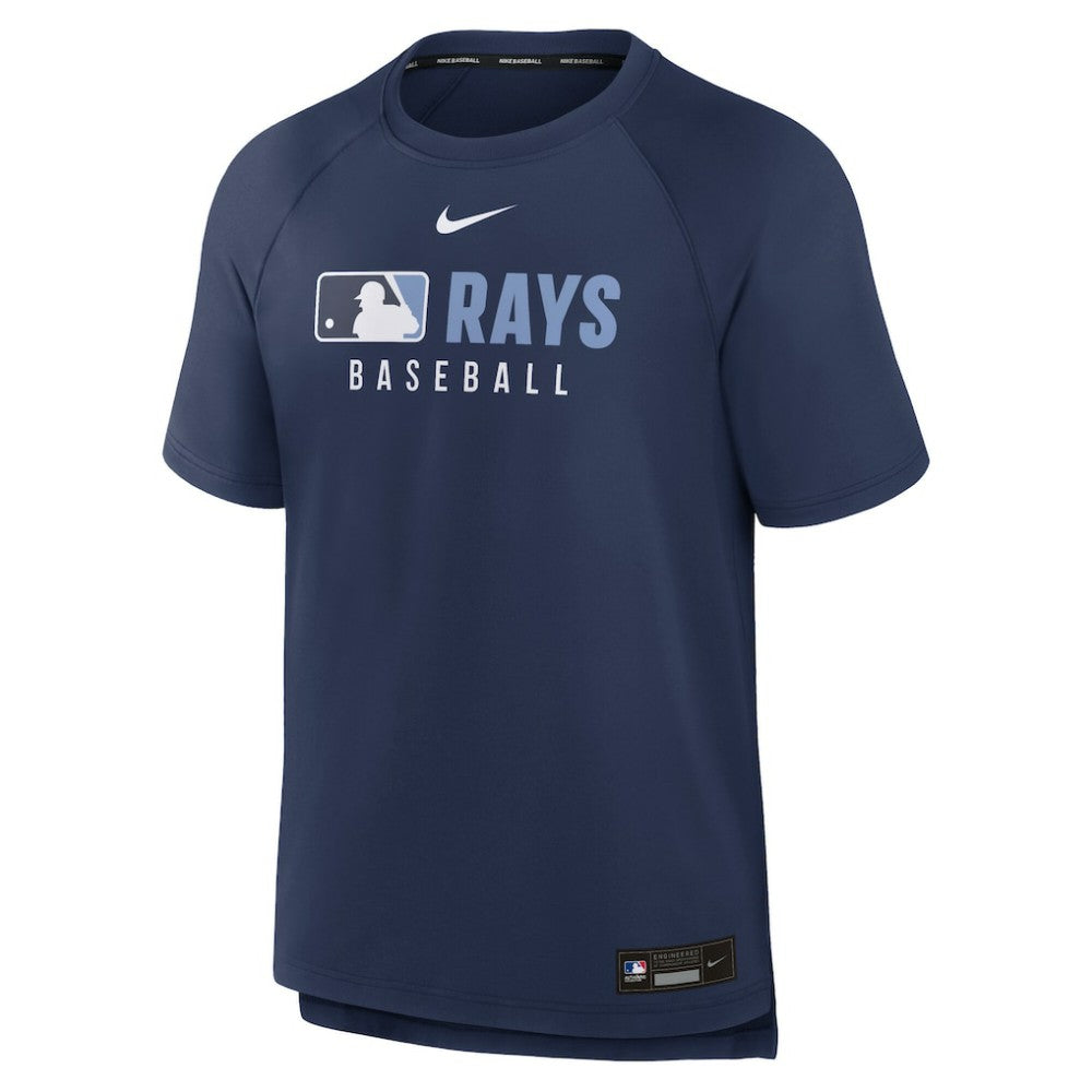 MLB Tampa Bay Rays Nike Authentic Collection Pregame Raglan Dri-FIT T-Shirt