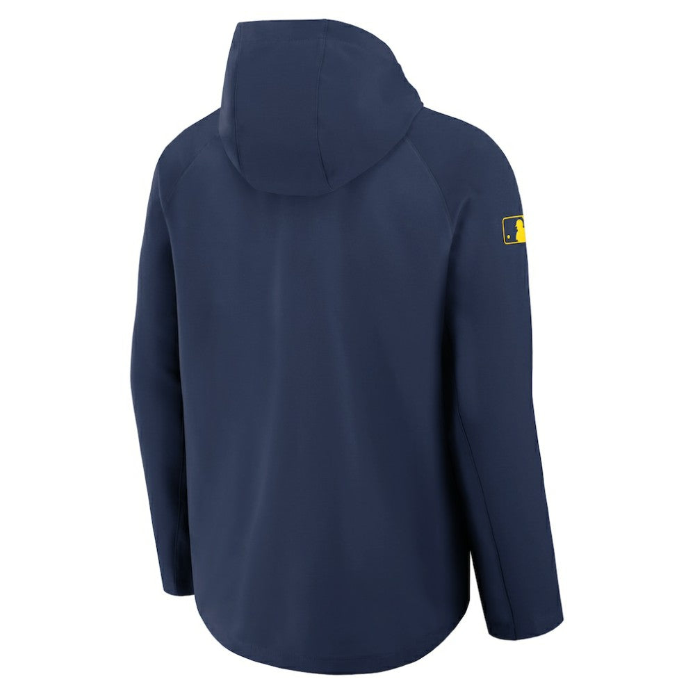 MLB Milwaukee Brewers Nike Authentic Collection Raglan Performance Full-Zip Jacket