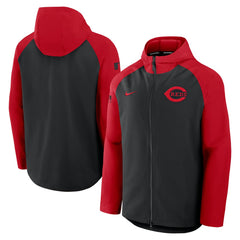 MLB Cincinnati Reds Nike Authentic Collection Raglan Performance Full-Zip Jacket