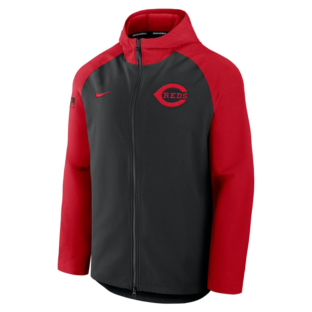 MLB Cincinnati Reds Nike Authentic Collection Raglan Performance Full-Zip Jacket