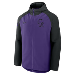 MLB Colorado Rockies Nike Authentic Collection Raglan Performance Full-Zip Jacket