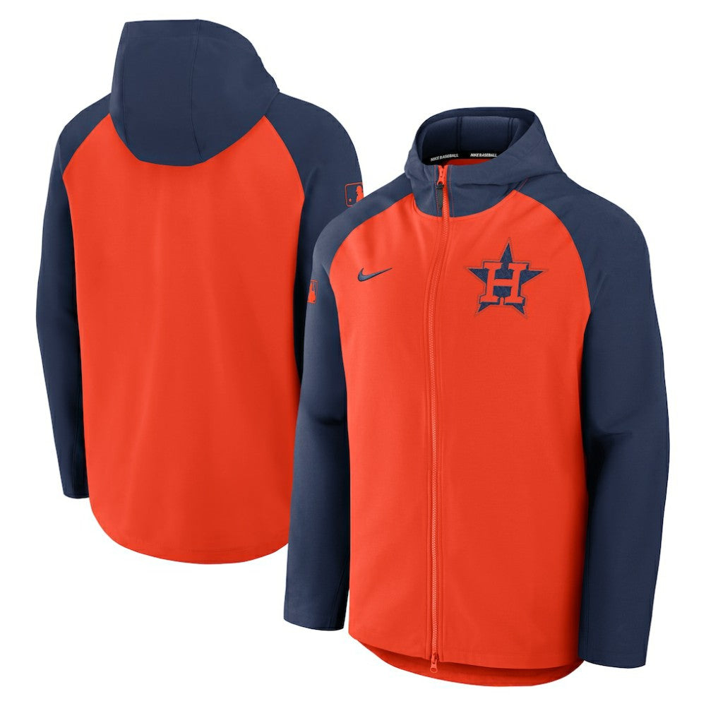 MLB Houston Astros Nike Authentic Collection Raglan Performance Full-Zip Jacket