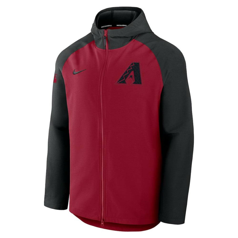 MLB Arizona Diamondbacks Nike Authentic Collection Raglan Performance Full-Zip Jacket