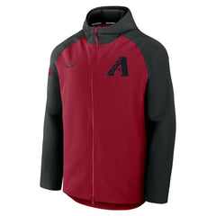 MLB Arizona Diamondbacks Nike Authentic Collection Raglan Performance Full-Zip Jacket
