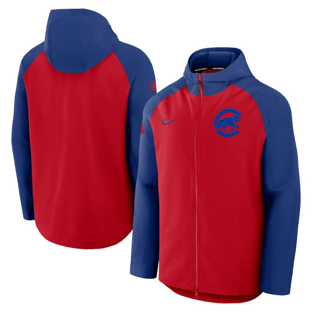 MLB Chicago Cubs Nike Authentic Collection Raglan Performance Full-Zip Jacket