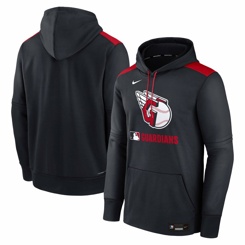 MLB Cleveland Guardians Nike Authentic Collection Performance Pullover Hoodie