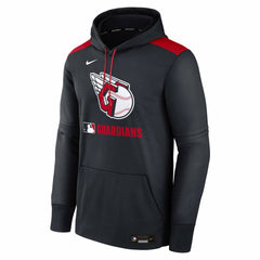 MLB Cleveland Guardians Nike Authentic Collection Performance Pullover Hoodie