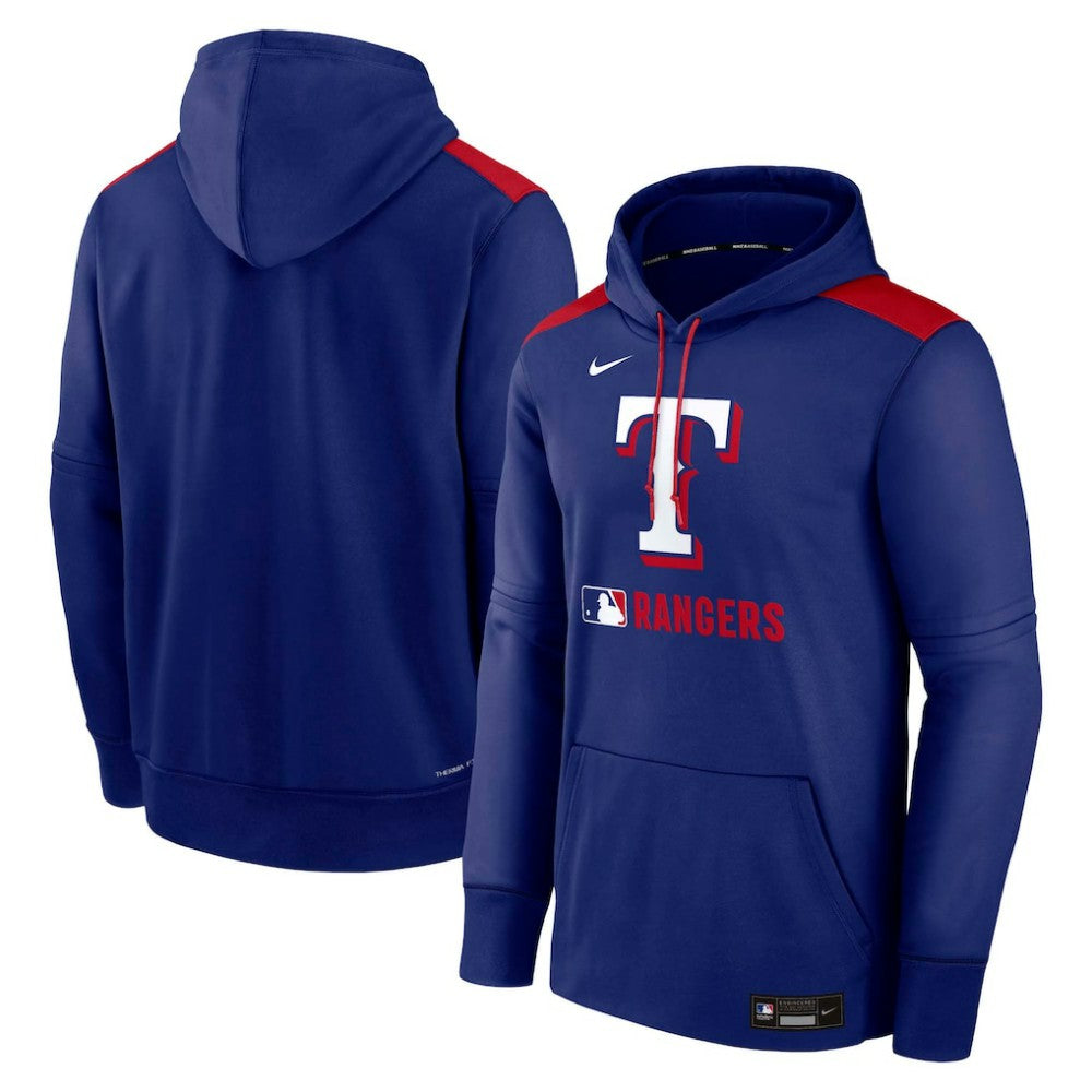MLB Texas Rangers Nike Authentic Collection Performance Pullover Hoodie
