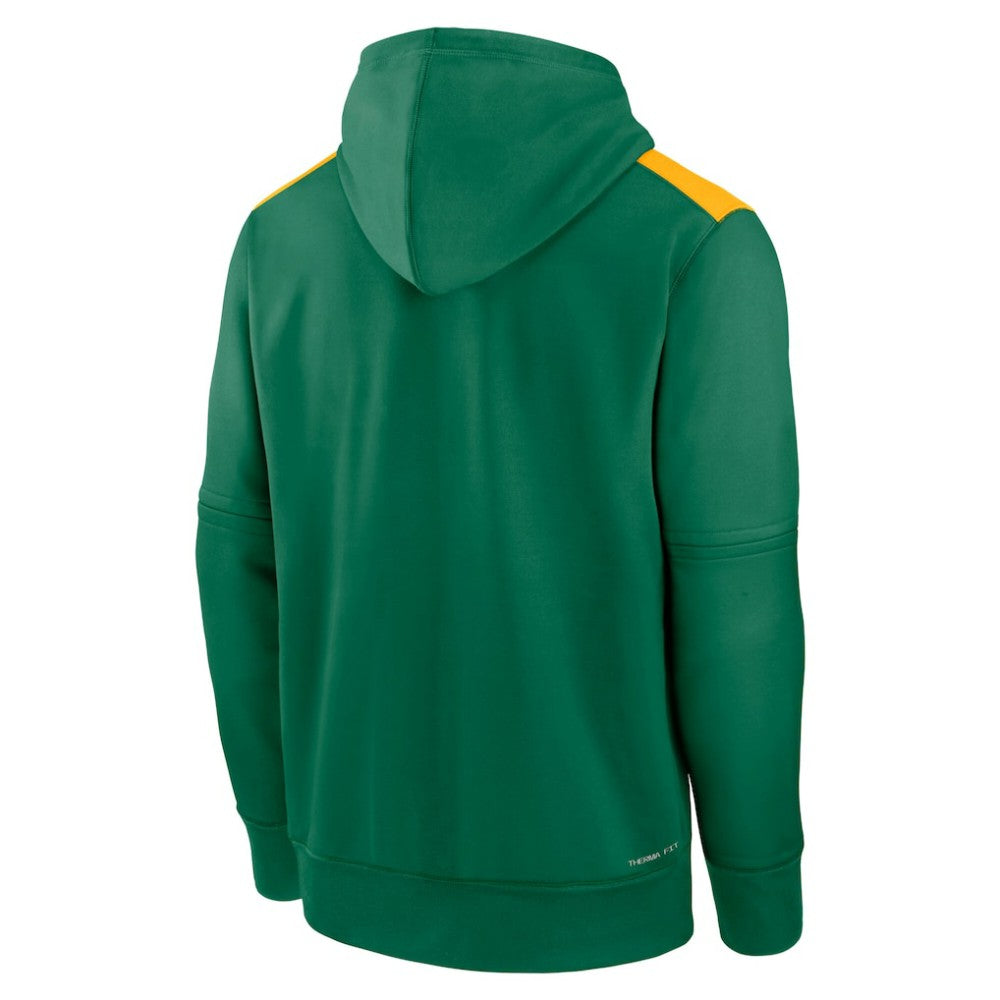 MLB Athletics Nike Authentic Collection Performance Pullover Hoodie