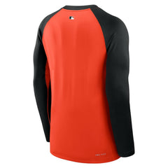 MLB San Francisco Giants Nike Authentic Collection Game Time Raglan Dri-FIT Long Sleeve T-Shirt
