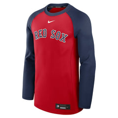 MLB Boston Red Sox Nike Authentic Collection Game Time Raglan Dri-FIT Long Sleeve T-Shirt