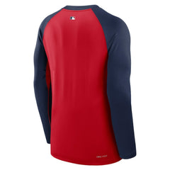 MLB Boston Red Sox Nike Authentic Collection Game Time Raglan Dri-FIT Long Sleeve T-Shirt