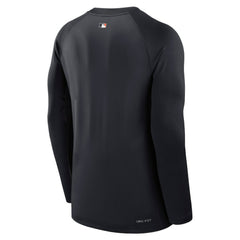 MLB Detroit Tigers Nike Authentic Collection Game Time Raglan Dri-FIT Long Sleeve T-Shirt