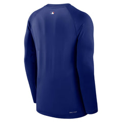 MLB Los Angeles Dodgers Nike Authentic Collection Game Time Raglan Dri-FIT Long Sleeve T-Shirt