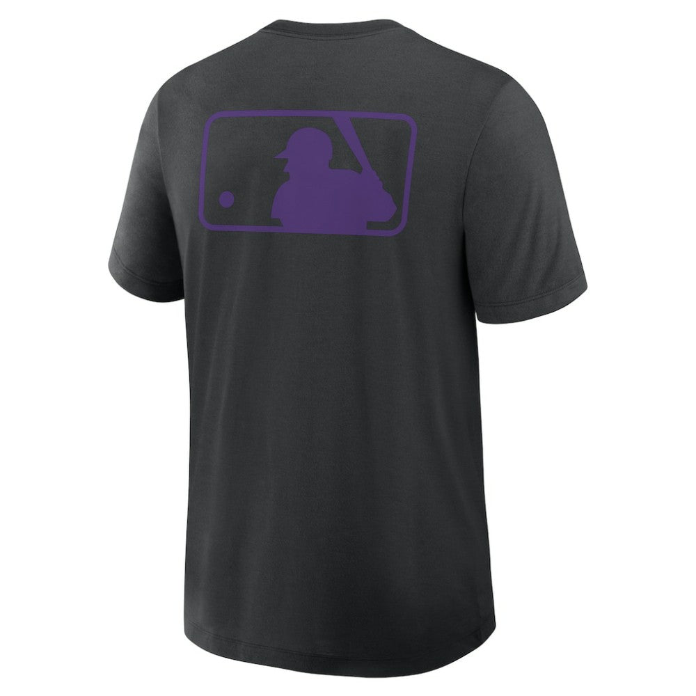 MLB Colorado Rockies Nike Authentic Collection Early Work Tri-Blend Dri-FIT T-Shirt