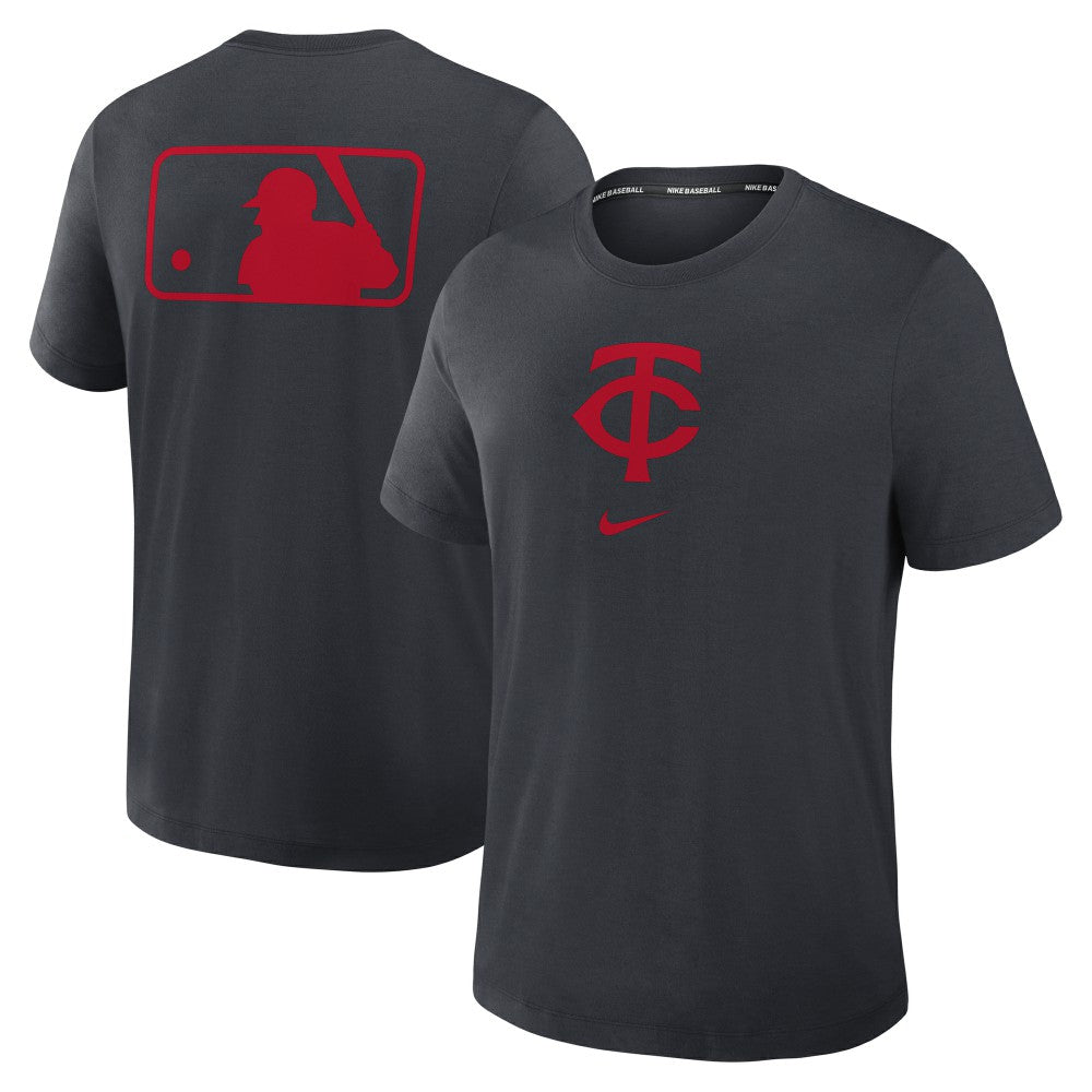 MLB Minnesota Twins Nike Authentic Collection Early Work Tri-Blend Dri-FIT T-Shirt