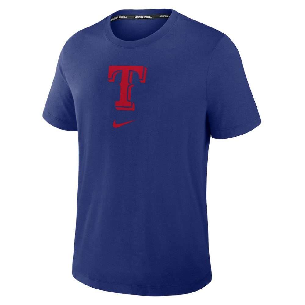 MLB Texas Rangers Nike Authentic Collection Early Work Tri-Blend Dri-FIT T-Shirt