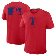 MLB Texas Rangers Nike Authentic Collection Early Work Tri-Blend Dri-FIT T-Shirt