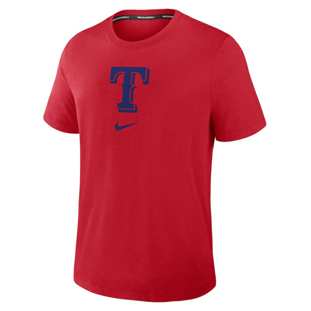 MLB Texas Rangers Nike Authentic Collection Early Work Tri-Blend Dri-FIT T-Shirt