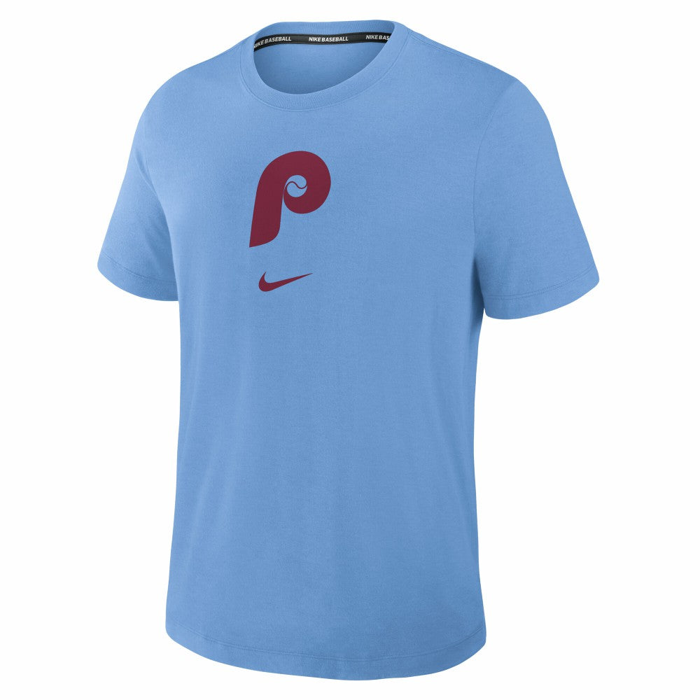 MLB Philadelphia Phillies Nike Authentic Collection Early Work Tri-Blend Dri-FIT T-Shirt