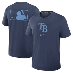 MLB Tampa Bay Rays Nike Authentic Collection Early Work Tri-Blend Dri-FIT T-Shirt
