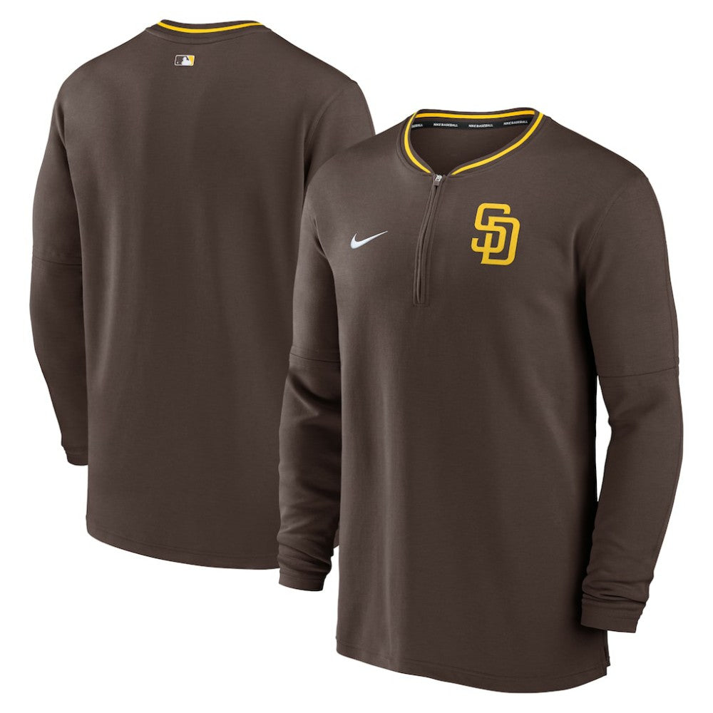 MLB San Diego Padres Nike Authentic Collection Performance Half-Zip Top