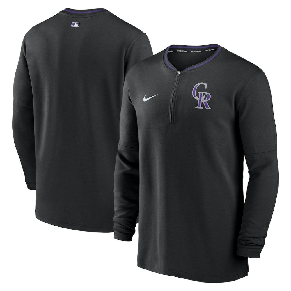MLB Colorado Rockies Nike Authentic Collection Performance Half-Zip Top