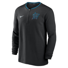 MLB Miami Marlins Nike Authentic Collection Performance Half-Zip Top