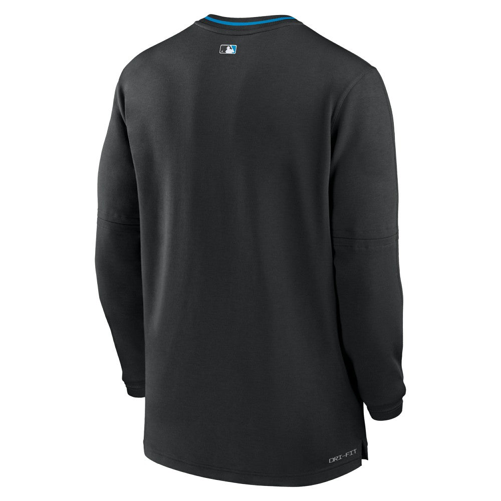 MLB Miami Marlins Nike Authentic Collection Performance Half-Zip Top
