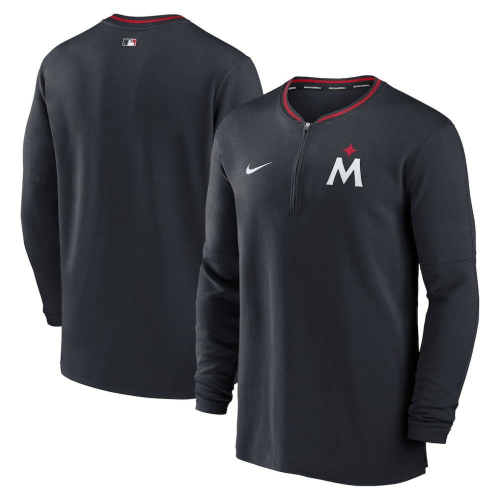 MLB Minnesota Twins Nike Authentic Collection Performance Half-Zip Top