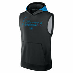 MLB Miami Marlins Nike Authentic Collection Dri-FIT Sleeveless Hoodie
