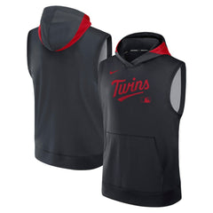 MLB Minnesota Twins Nike Authentic Collection Dri-FIT Sleeveless Hoodie