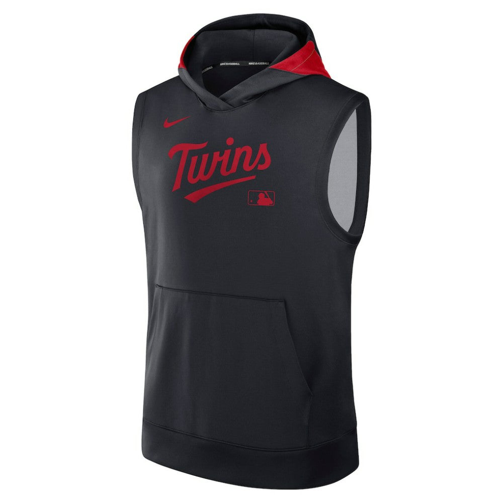MLB Minnesota Twins Nike Authentic Collection Dri-FIT Sleeveless Hoodie