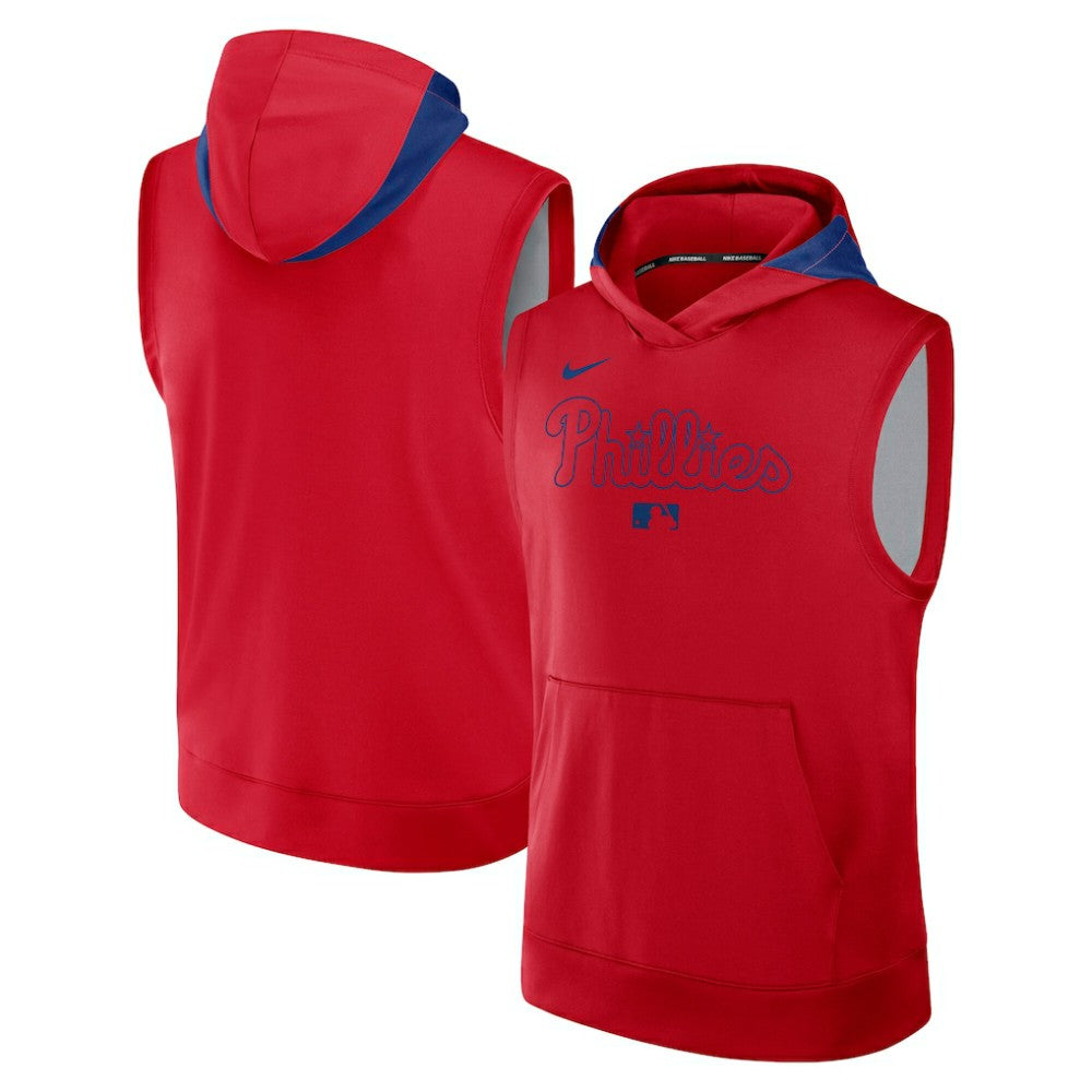MLB Philadelphia Phillies Nike Authentic Collection Dri-FIT Sleeveless Hoodie
