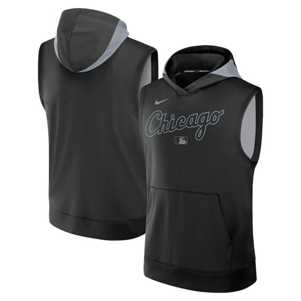 MLB Chicago White Sox Nike Authentic Collection Dri-FIT Sleeveless Hoodie
