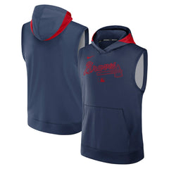 MLB Atlanta Braves Nike Authentic Collection Dri-FIT Sleeveless Hoodie