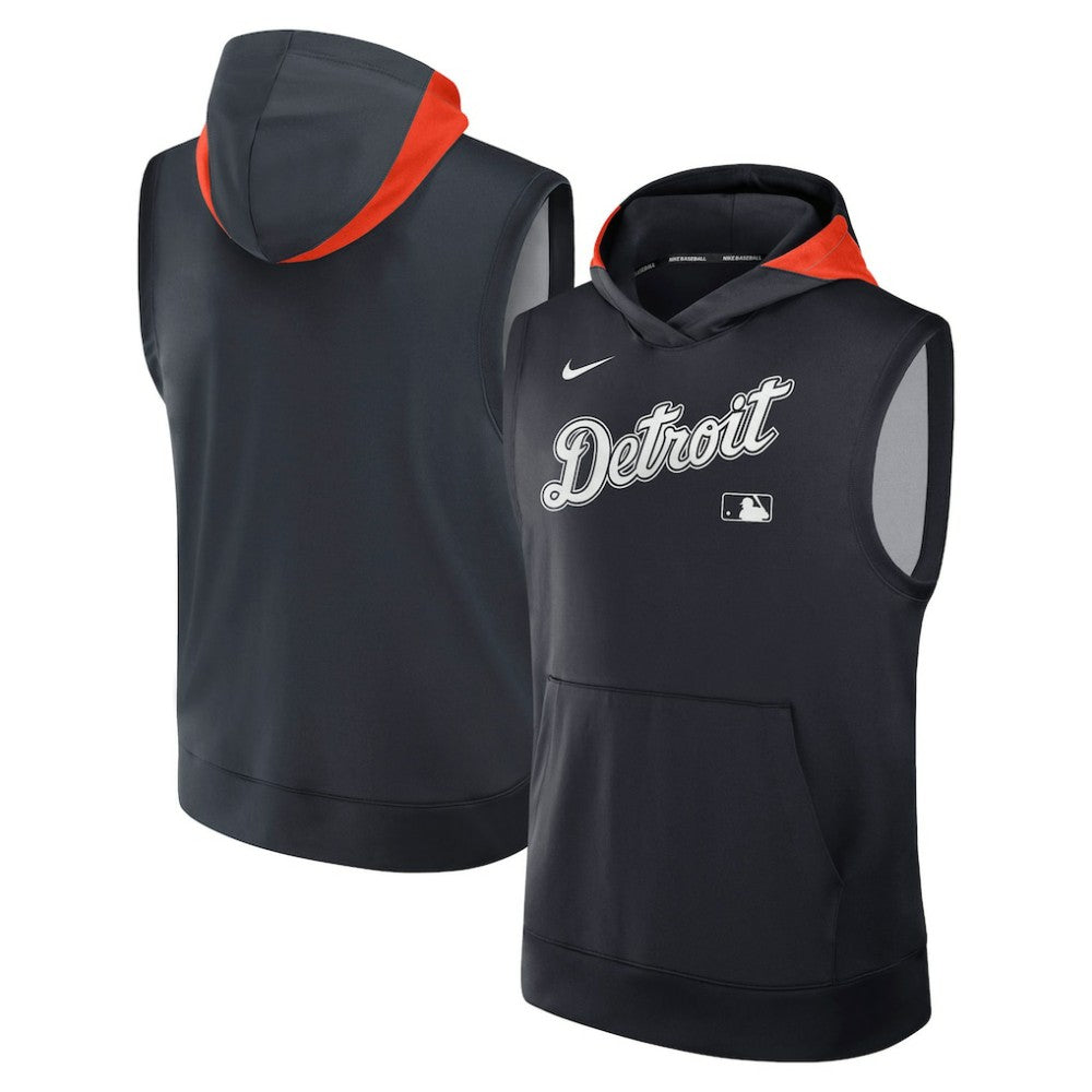 MLB Detroit Tigers Nike Authentic Collection Dri-FIT Sleeveless Hoodie