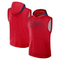 MLB Los Angeles Angels Nike Authentic Collection Dri-FIT Sleeveless Hoodie