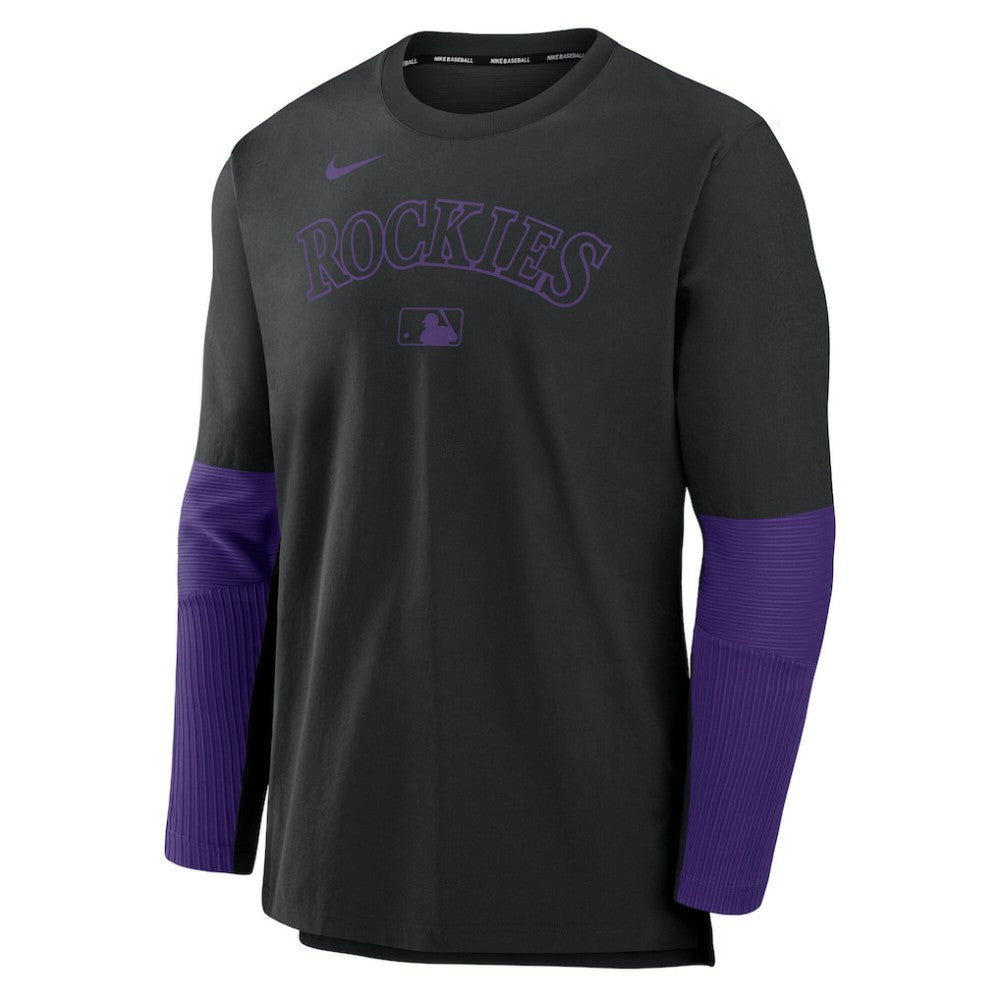 MLB Colorado Rockies Nike Authentic Collection Player Dri-FIT Lightweight Pullover