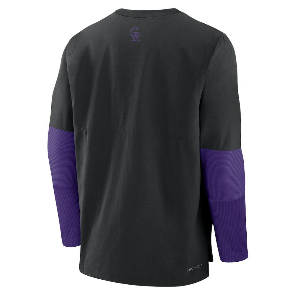 MLB Colorado Rockies Nike Authentic Collection Player Dri-FIT Lightweight Pullover