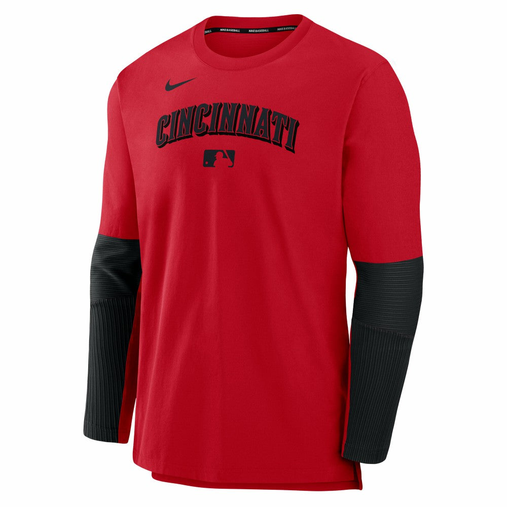 MLB Cincinnati Reds Nike Authentic Collection Player Dri-FIT Lightweight Pullover