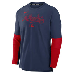 MLB Atlanta Braves Nike Authentic Collection Player Dri-FIT Lightweight Pullover