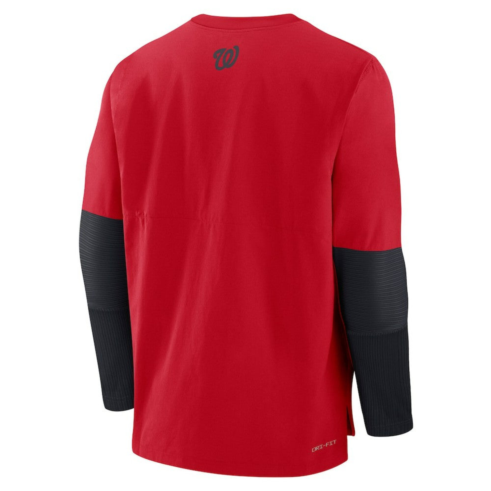 MLB Washington Nationals Nike Authentic Collection Player Dri-FIT Lightweight Pullover