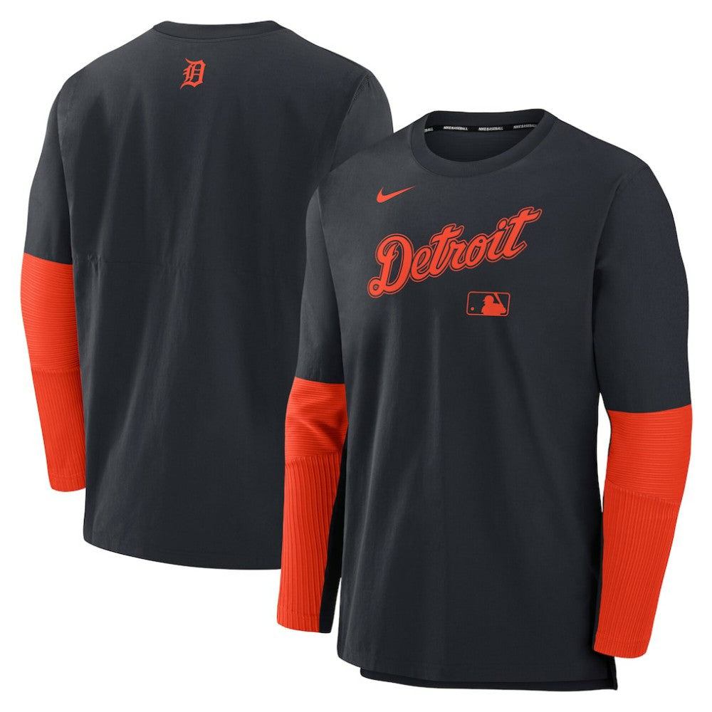MLB Detroit Tigers Nike Authentic Collection Player Dri-FIT Lightweight Pullover