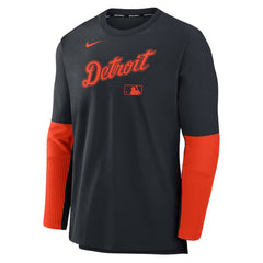 MLB Detroit Tigers Nike Authentic Collection Player Dri-FIT Lightweight Pullover
