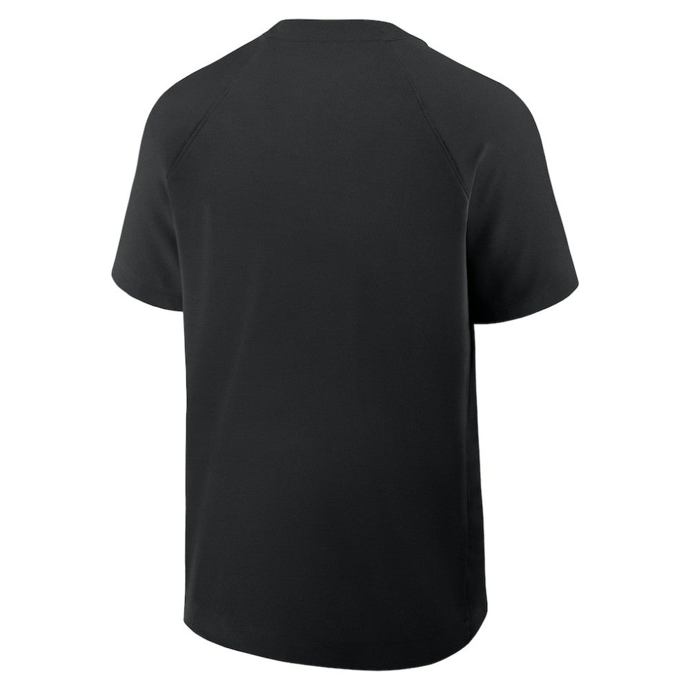 MLB Pittsburgh Pirates Nike Authentic Collection Raglan Short Sleeve Windshirt
