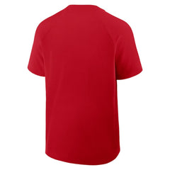 MLB St. Louis Cardinals Nike Authentic Collection Raglan Short Sleeve Windshirt