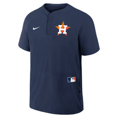 MLB Houston Astros Nike Authentic Collection Raglan Short Sleeve Windshirt